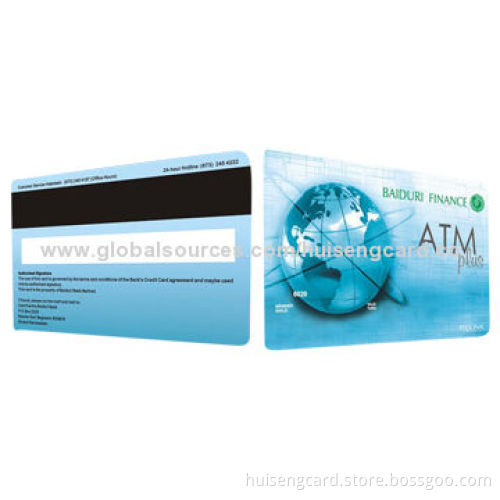 PVC Magnetic Strip Card with Thickness of 0.76mm